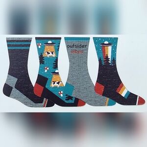 Happy Camper Men's Socks - 4 pack